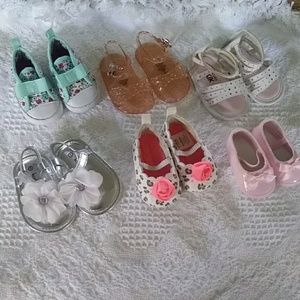 Baby girl shoes Lot